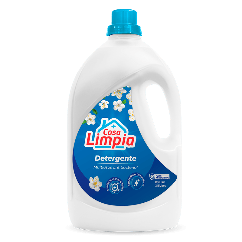  Detergente Antibacterial<br> Botella 3.5 Litros