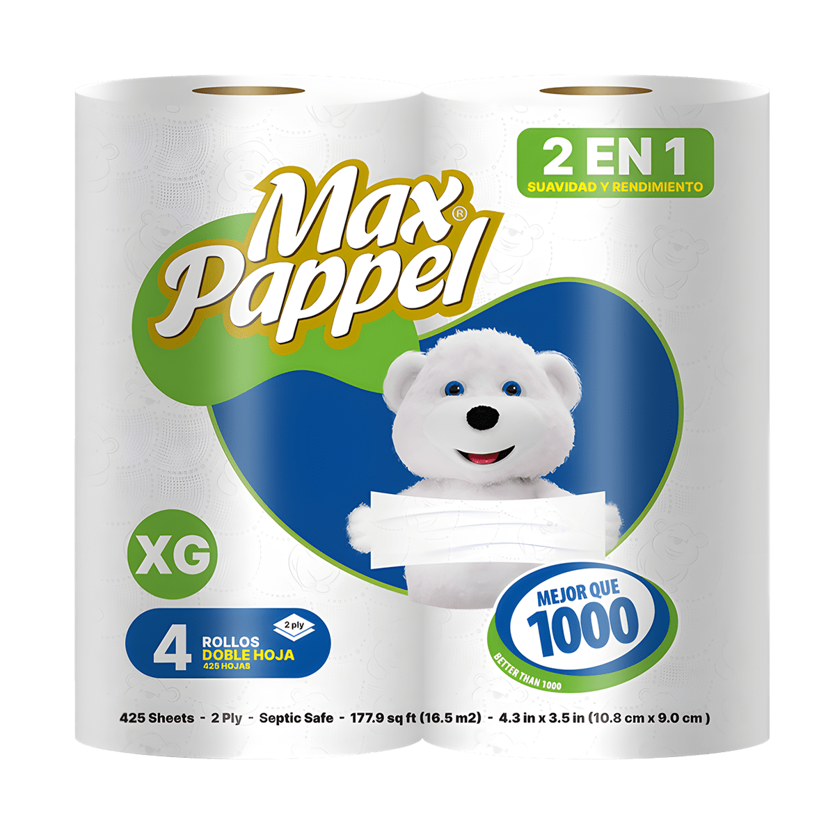 Two Ply Better Than 1000<br> 6 Packs x 4 Rolls
