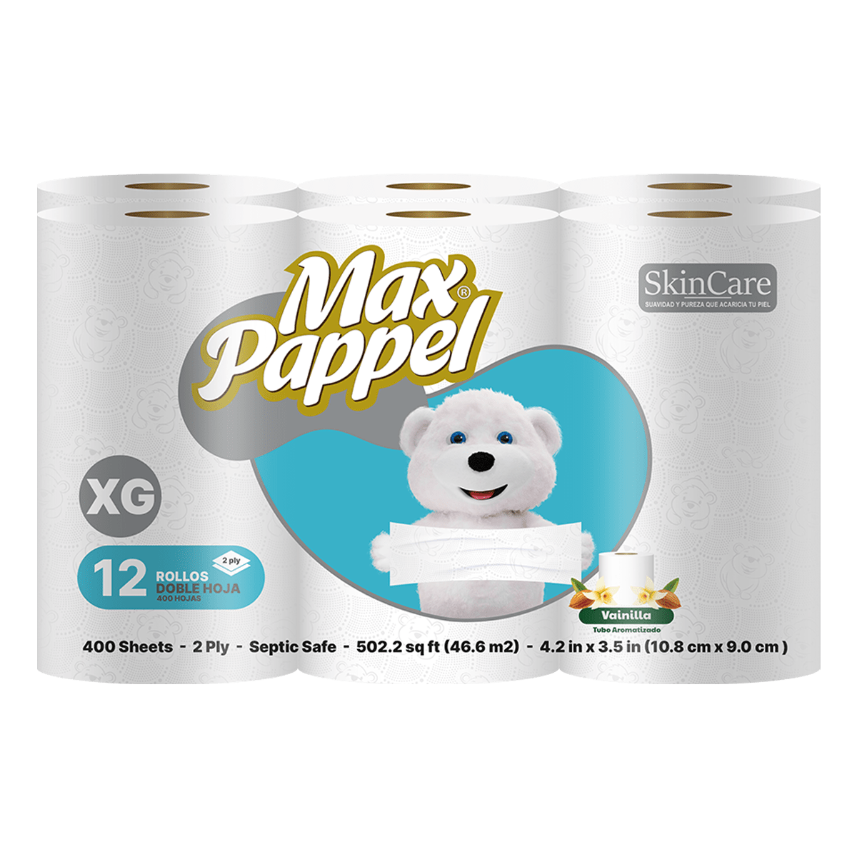 Two Ply Skin Care <br>4 Packs x 12 Rolls