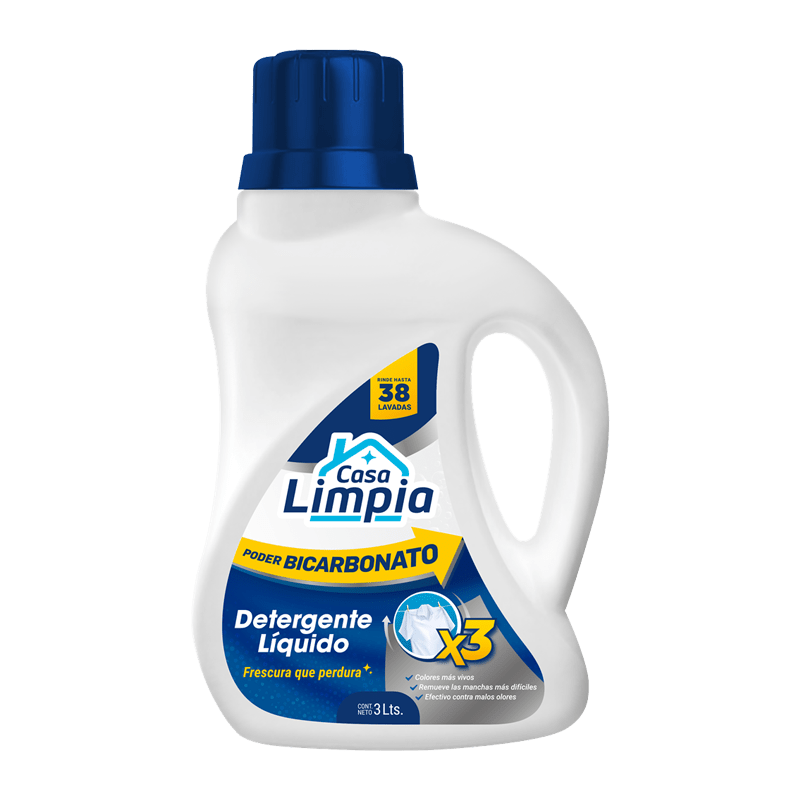 Detergente Poder Bicarbonato Botella 3L
