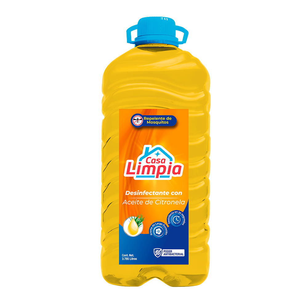 Desinfectante Citronela​  <br>4 Botellas x 1 Galón<br><br>