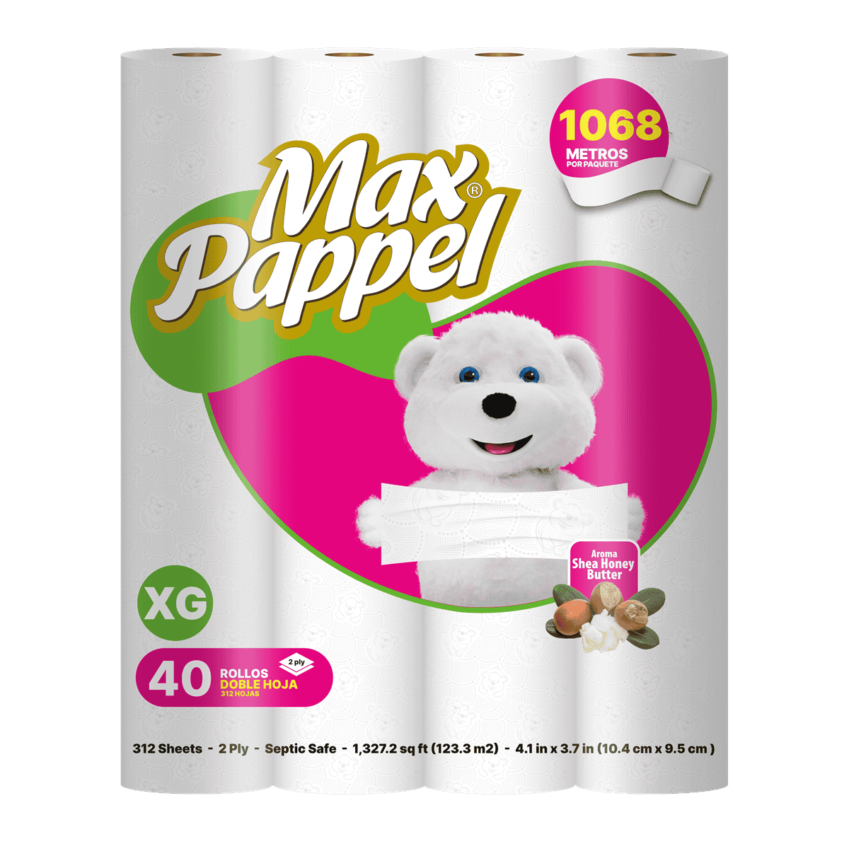Doble Hoja Fucsia​​<br> 1 paquetes x 40 rollos​