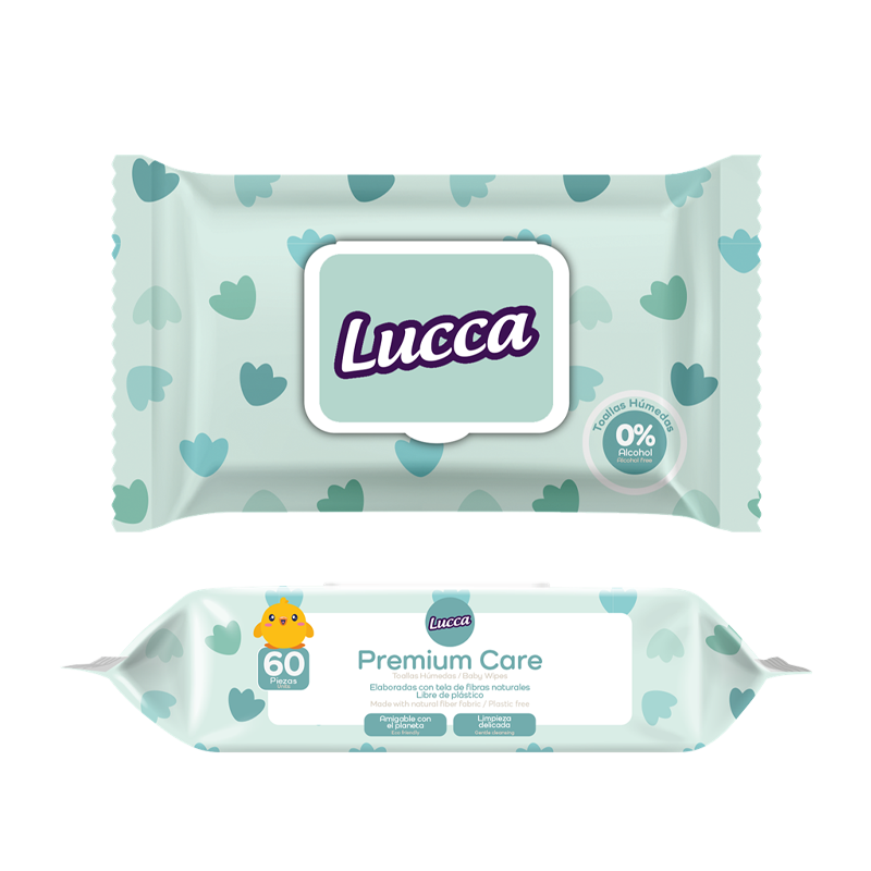 Toallas Húmedas Lucca Premium Care x 60un<br>​